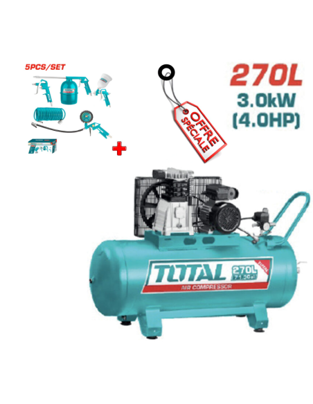 PACK COMPRESSEUR 270L 220V 4CV TC1403002E-53