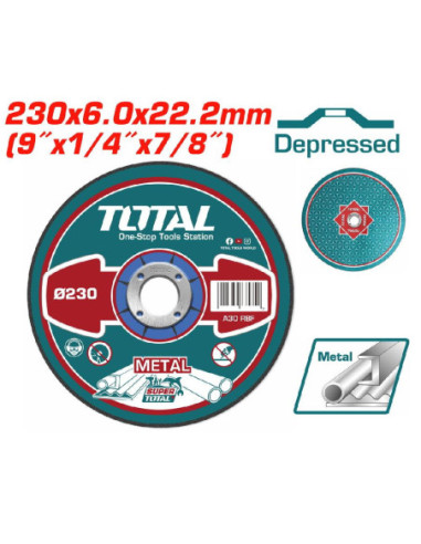DISQUE A EBARBER 230MM 6MMX22,2MM TAC2232301