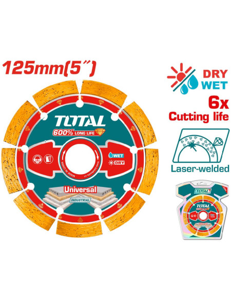 DISQUE DIAMANT SEGMENTE SUPER 5" TAC2171251