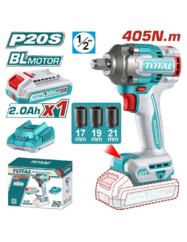 CLE A CHOC 1/2"  405NM 20V 2.2AH/CH TIWLI20455
