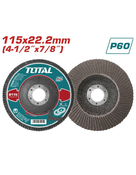 DISQUE A LAMEL 115MM X 22,2MM P60 TAC6311560