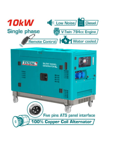 GROUPE ELECTROGENE 10KW MONO DISEL TP2150K21