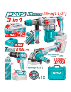 VISSEUSE+MEULEUSE+PERFOR 20V 5AH/CH TOSLI251195