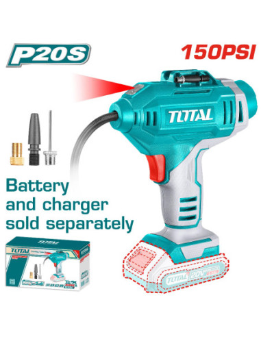COMPRESSEUR PORTATIF 20V 2AH S/BAT TACLI2018