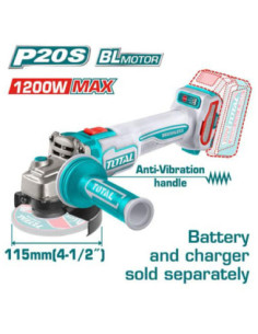 MEULEUSE 115 20V 1200W 5AH S/BAT TAGLI212025