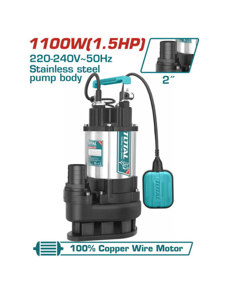 POMPE SUBMERSIBLE 1100W TWP7110016