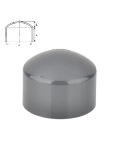 BOUCHON PVC PR AC - ø90