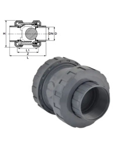 CLAPET PRESSION A BOULE - ø63
