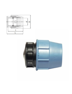 BOUCHON À COMPRESSION PN 16 - ø75
