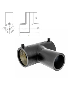 TÉ 90° ÉLECTROSOUDABLE PN16 - ø110