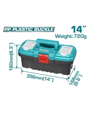 CAISSE A OUTILS PLAST 14" TPBX0141