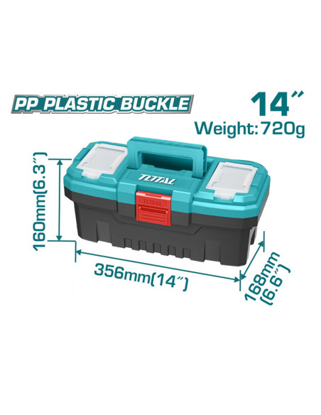 CAISSE A OUTILS PLAST 14" TPBX0141