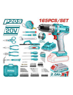 KIT OUTILS 165PCS THKTHP11652 TOTAL