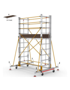 ECHAFAUDAGE ALUMINIUM MODULAIRE TELESAFE (XLN) - S005XLN