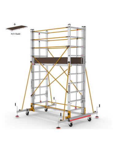 ECHAFAUDAGE ALUMINIUM MODULAIRE TELESAFE (XLN) - S005XLN