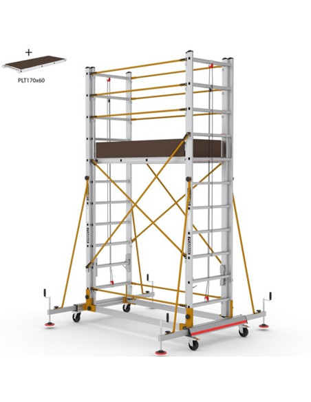 ECHAFAUDAGE ALUMINIUM MODULAIRE TELESAFE (XLN) - S006XLN