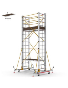ECHAFAUDAGE ALUMINIUM MODULAIRE TELESAFE (XLN) - S008XLN