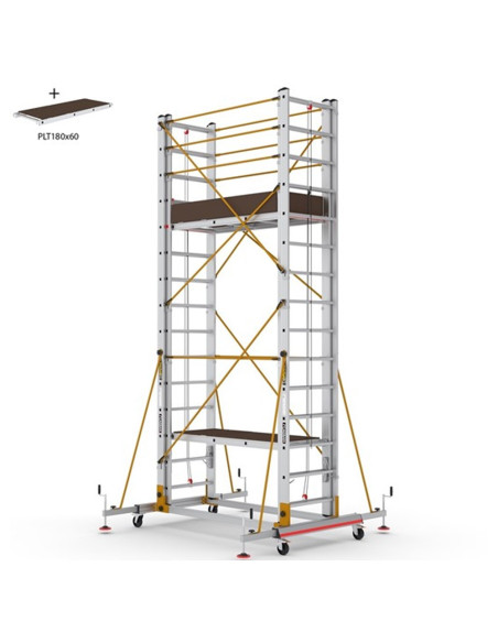 ECHAFAUDAGE ALUMINIUM MODULAIRE TELESAFE (XLN) - S008XLN