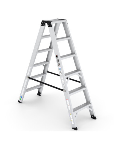 ESCABEAU ALUM ACCÉS 2 CÔTÉS EVEREST PRO - EVR-PRO 6
