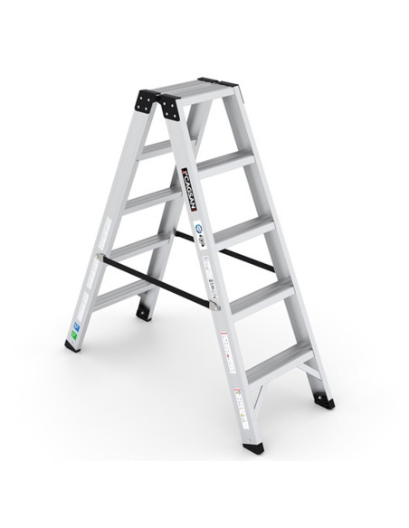ESCABEAU ALUM ACCÉS 2 CÔTÉS EVEREST PRO - EVR-PRO 5