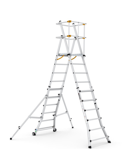 ECHELLE A PLATE-FORME ALUM TELEPRO