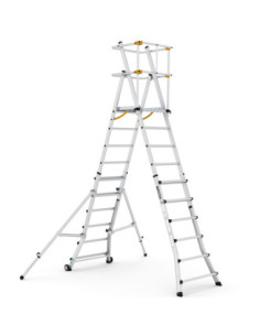 ECHELLE A PLATE-FORME ALUM TELEPRO - TP250