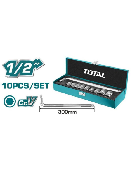 JX 10 DOUILLES 1/2" YHISTD12101