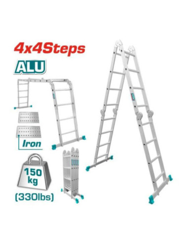 ECHELLE POLYVALENTE 4X4 ALUMINIUM THLAD04441