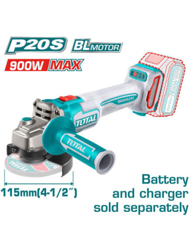 MEULEUSE 115 20V 4AH S/BAT TAGLI21154