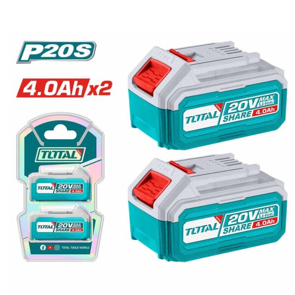 KIT 2 BATTERIE 20V 4.0 AH TOSLI240312