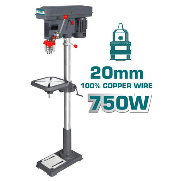 PERCEUSE A COLONNE Ø20 750W TDP207502