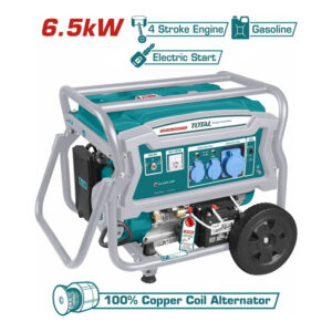 GROUPE ELECTROGENE GASOLINE6,5KW BATTERIE TP165006