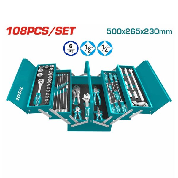 CAISSE A OUTILS META 108PCS THTCS121081
