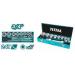 BOITE A DOUILLES 15PCS 3/4" THT341151