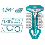 SET CLE A DOUILLES 1/2" 12PCS THT141121