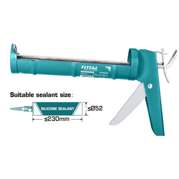 PISTOLET SILICONE 9" THT20209