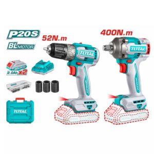 KIT DE 2PCS VISSEUSE+BOULONNEUSE+ACC TCKLI20271