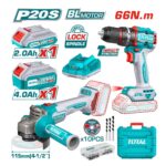 KIT DE 2PCS VISSEUSE+MEULEUSE TCKLI20273