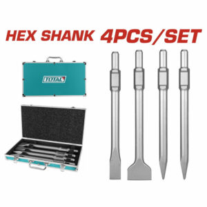 SET 04PCS BURIN HEXAGONAL TAC0304375
