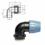 COUDE 90° TARAUDÉ À COMPRESSION FEMELLE