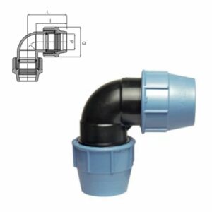 COUDE 90° À COMPRESSION PN 16
