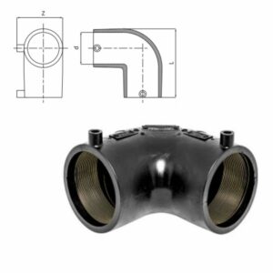 COUDE 90° ÉLECTROSOUDABLE PN16