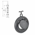 CLAPET PVC PRESSION SANDWICH