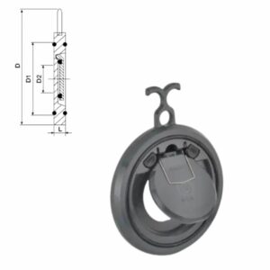 CLAPET PVC PRESSION SANDWICH