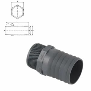 RACCORD CANNELE PVC