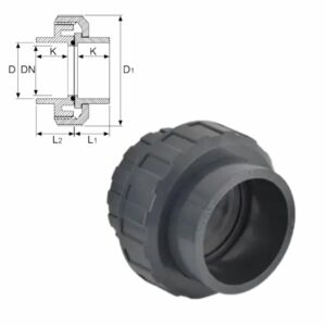 RACCORD UNION PRESSION AC