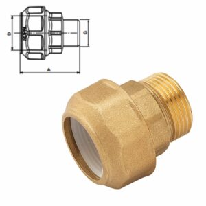 RACCORD DROIT ASTAFLO MALE