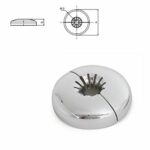 ROSACE CACHE TUBE CHROME