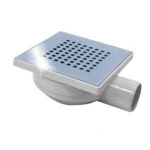 SIPHON DE SOL EN PVC ORIENTABLE SLIM 15X15