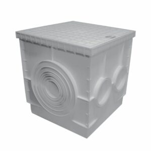 REGARD DE BRANCHEMENT EN PP 400X400 GRIS